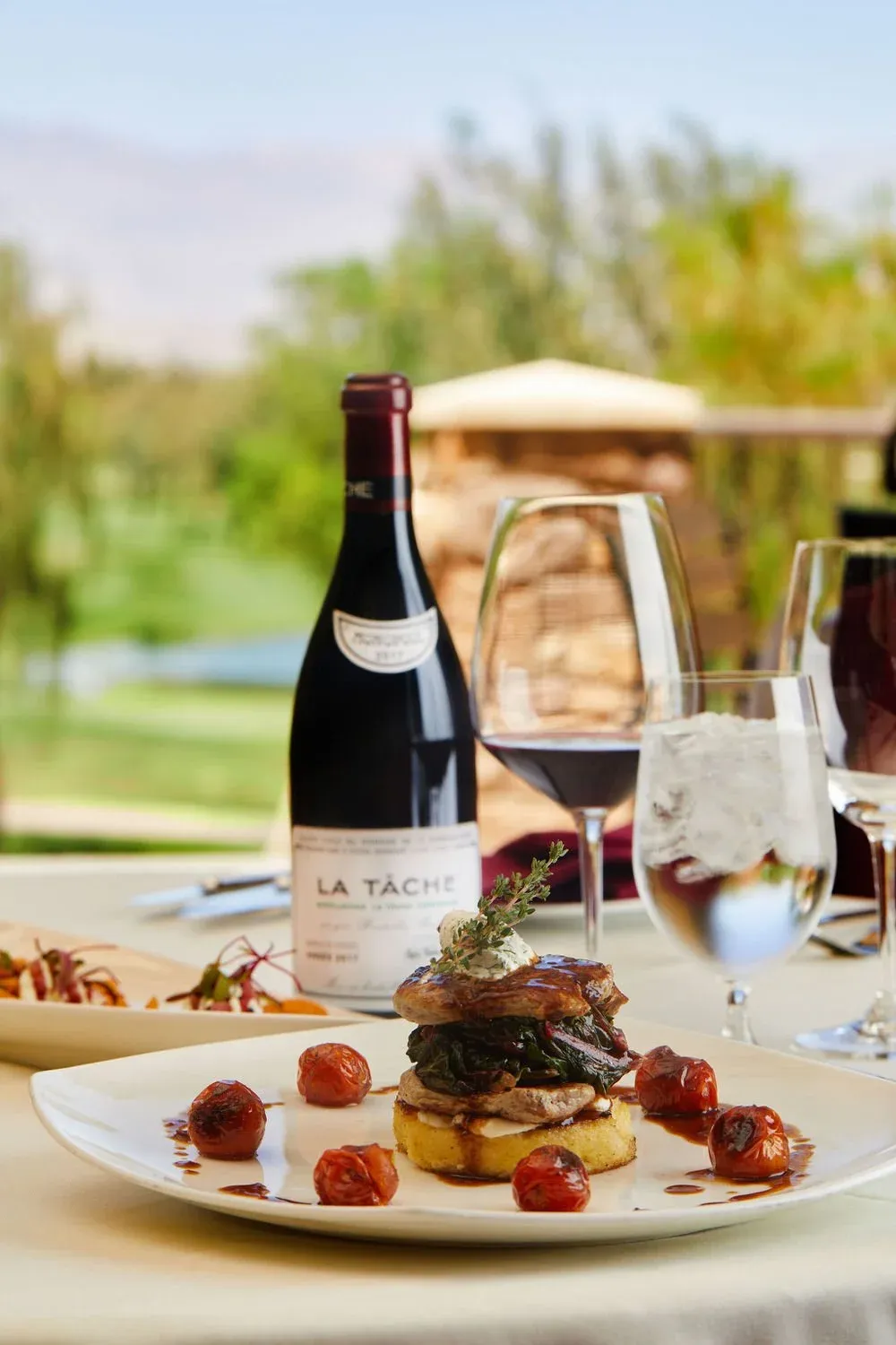 Editorial dining feature for a Palm Springs lifestyle publication